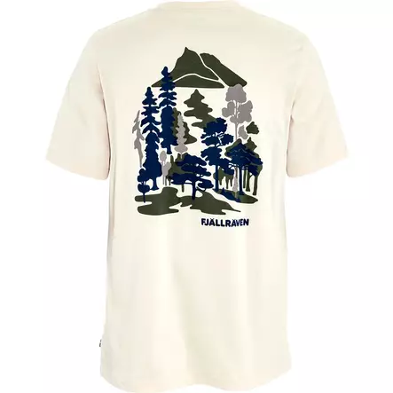 Fjällräven Swedish Forest T-Shirt M L Chalk White - T-Paidat - 7323451149160 - 2