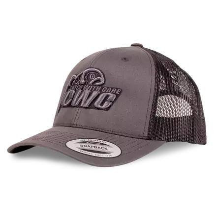 CWC Flexfit Trucker Cap CWC Logo Black/Black - Lippikset - 7340029440320 - 1