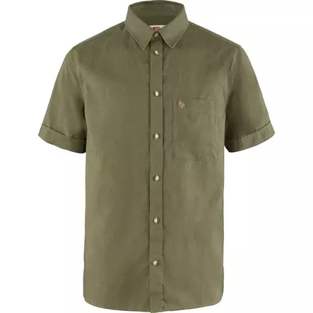 Fjällräven Övik Travel Shirt SS M Green M - Skjortor - 7323450686970 - 1