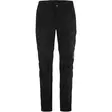 Abisko Hybrid Trail Trs Zip-Off W Black W36/R - Naisten Fjällräven housut - 7323451150890 - 1