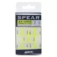 BKK Spear-21 UVC Treble 8 7kpl Chartreuse - Krokar för spinnfiske - 6941780919400 - 2