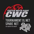 CWC Tournament XL Spare Net 80x85cm 100cm Deep - Haavit - 7340029432820 - 1