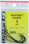 Darts offset hook 1 4kpl - Heittokalastus koukut - 7330908823740 - 2