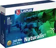 Lapua Naturalis .243 Win 5,8g 20kpl - Kaliiperi .243 Win - 6418267102810 - 1