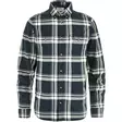 Övik Lite Flannel Shirt M Dark Navy - Chalk White L - Skjortor - 7323451148330 - 1