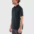 Övik Travel Shirt SS Dark Navy/Patina Green S - Kauluspaidat - 7323450864460 - 5
