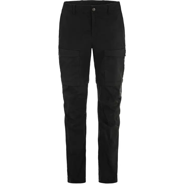Abisko Hybrid Trail Trs Zip-Off W Black W36/R - Naisten Fjällräven housut - 7323451150890 - 1