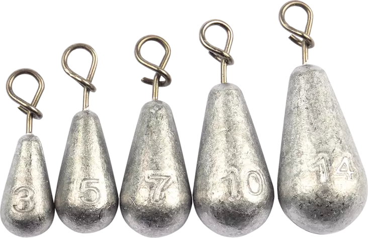 Darts Clip Weight 3g 4kpl - Tyngder för spinnfiske - 7330908834470 - 1