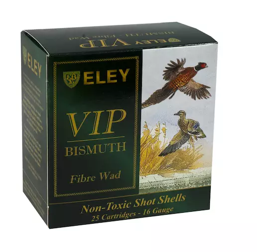 Eley VIP Bismuth 16/65 26,5g 3,1mm 25kpl - Kaliiperi 16 - 5036388502480 - 1