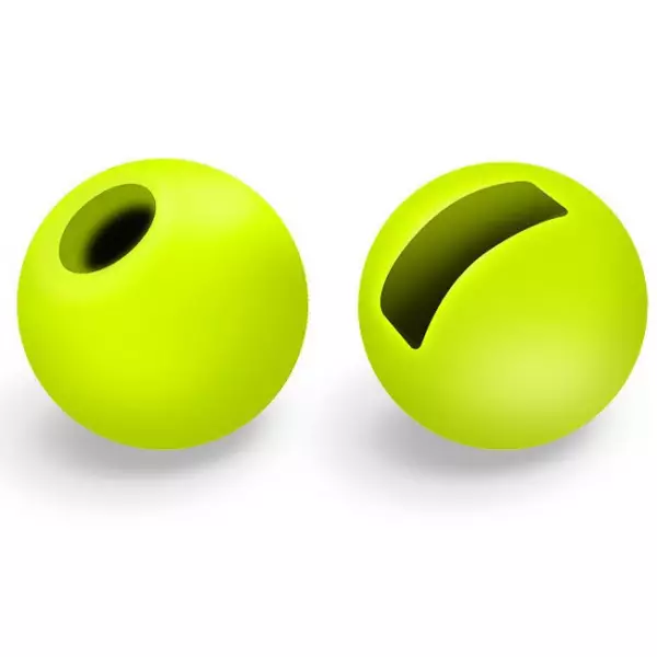 Fasna Slotted Tungsten Beads Fluo Chartreuse 2,5mm - Perhokuulat - 3973813612630 - 1