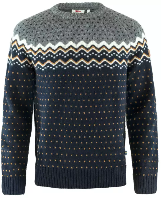 Fjällräven Övik Knit Sweater Dark Navy M - Villapaidat ja neuleet - 7323450649920 - 1