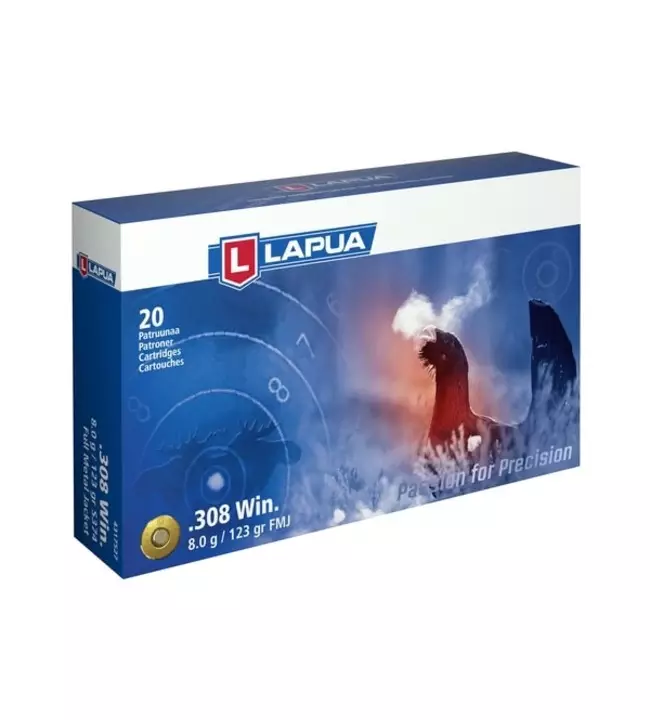 Lapua Trainer .308 Win 8,0g FMJ 20st - Kaliber .308 Win - 6418267101660 - 2