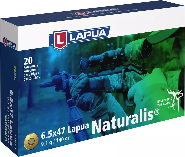 Lapua Naturalis 6,5x47 9,1g 20st - Övriga gevärspatroner - 6418267103510 - 1
