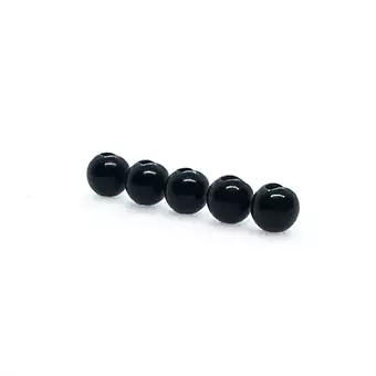 Medium Slotted Tungsten Beads Black 2,5mm - Perhokuulat - 3973813581240 - 1