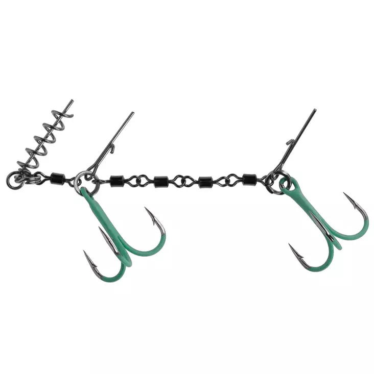 Mikado Stinger Double Evo Flou 25kg 1/0 1kpl - Kumikalarigit ja rigaustarvikkeet - 5900637068860 - 1