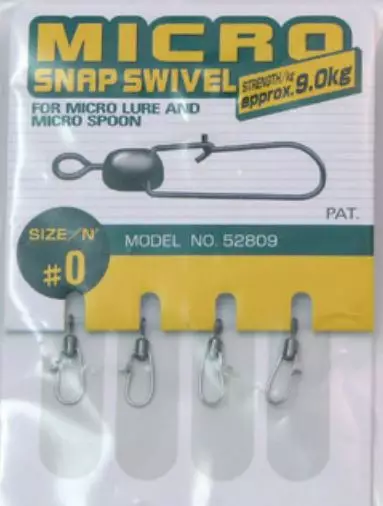 Owner Micro Snap Swivel 0 9Kg - Lås och lekande - 4953873085260 - 1