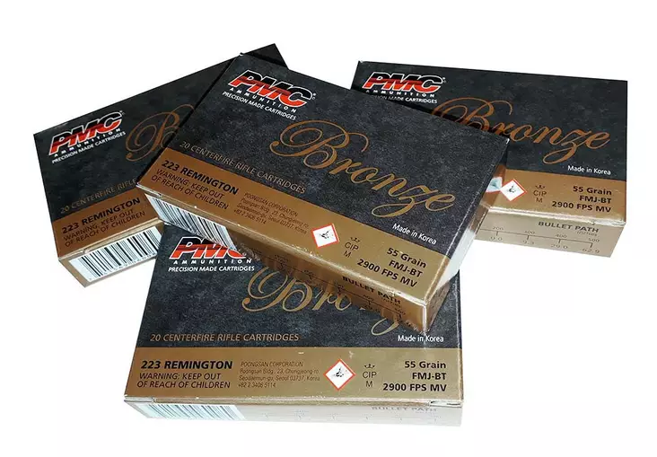 PMC .223 Rem 55gr FMJBT 20kpl - Kaliiperi .223 Rem - 741569060080 - 1