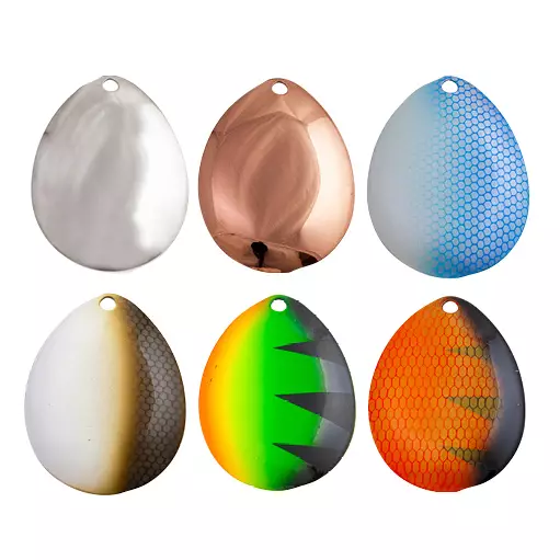 Svartzonker Colorado Blade Size 8 Deep Cup 2kpl Silver - Spinnerbait osat - 7340031007740 - 1