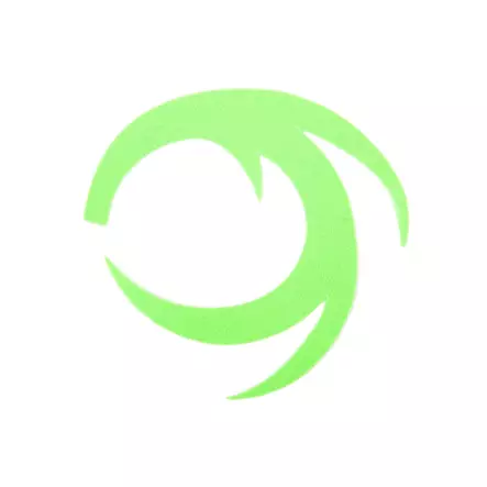 Pacchiarinis Dragon Tails L Fluo Chartreuse - Haukiperhon sidonta - 7340009350311 - 1