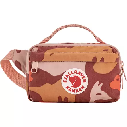 Kånken Graphics Hip Pack Chalk Rose-Hidden Animals - Fjällräven reput ja laukut - 7323451155741 - 1
