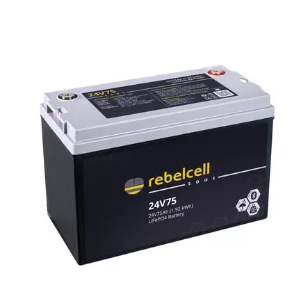 Rebelcell Edge LiFePO4 BT akku 24V 75Ah - Batterier och laddare - 8720964631431 - 1