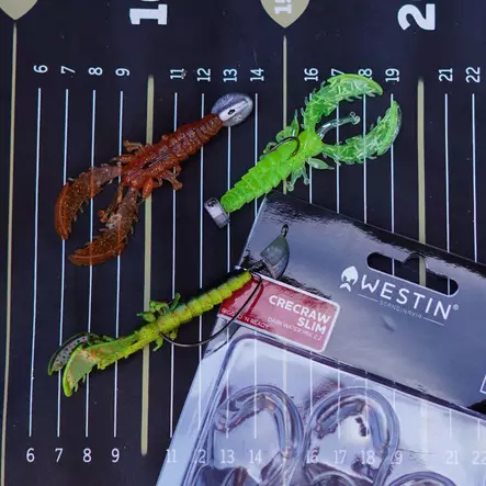 Westin CreCraw Slim 7,5cm 3g 4pcs Dark Water Mix 26 - Jigit - 5707549551851 - 2