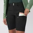 Abisko Midsummer Shorts W Black 36 - Ulkoilushortsit - 7323450703431 - 7