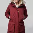 Fjällräven Nuuk Lite Parka W Bordeaux Red S - Fjällräven dam vinterkläder - 7323450912581 - 7