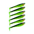 SZ Mcrubber Shad 9cm 6kpl Black Chartreuse - Jigit ja jigipäät - 4545458418091 - 1