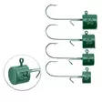 SZ Ned Jig Head 1/0 Bismuth 2-pack 10g Dark Green - Jigit ja jigipäät - 7340031020961 - 1