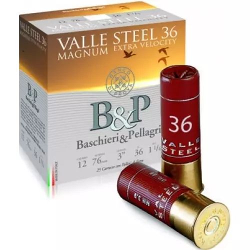 B&P Valle Steel Supermagnum 42g 12/89 3,5mm 25kpl - Kaliiperi 12/muut - 8034134049941 - 1