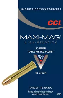 CCI .22 WMR Maxi-Mag TMJ 2,6g 50st - 22 WMR - 076683000231 - 1