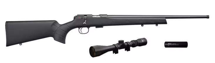 CZ 457 Synthetic Bundle .22 LR 525mm - Pulttilukkoiset pienoiskiväärit - 3974364840961 - 1