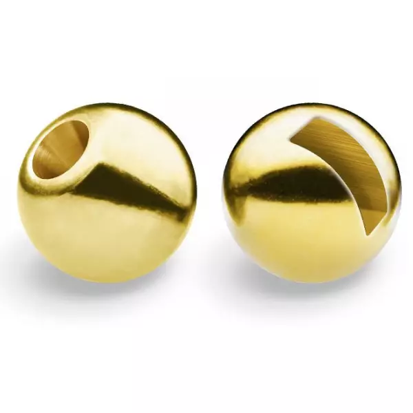 Fasna Slotted Tungsten Beads Gold 4,0mm - Perhokuulat - 8720959500971 - 1