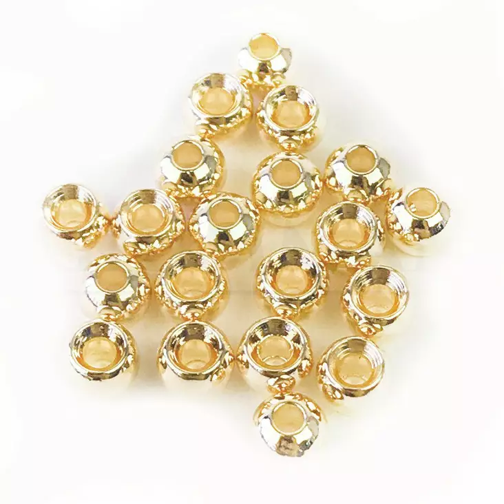 Grimman brass beads 2,8mm gold 20kpl - Perhokuulat - 6438407003661 - 1