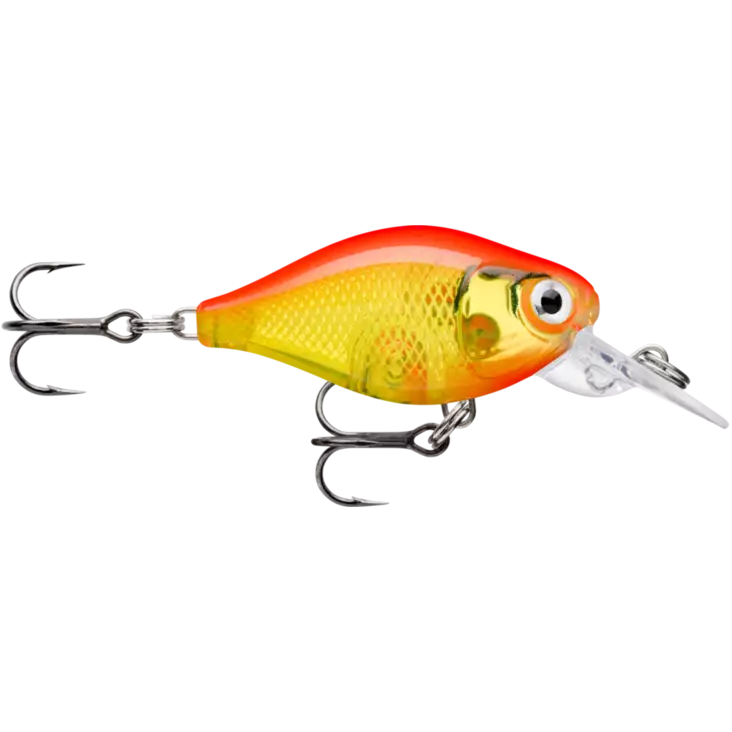 Rapala X-Light Crank Mid Runner 3,5cm 4g Gold Fluorescent Red - Wobblers - 022677339511 - 1