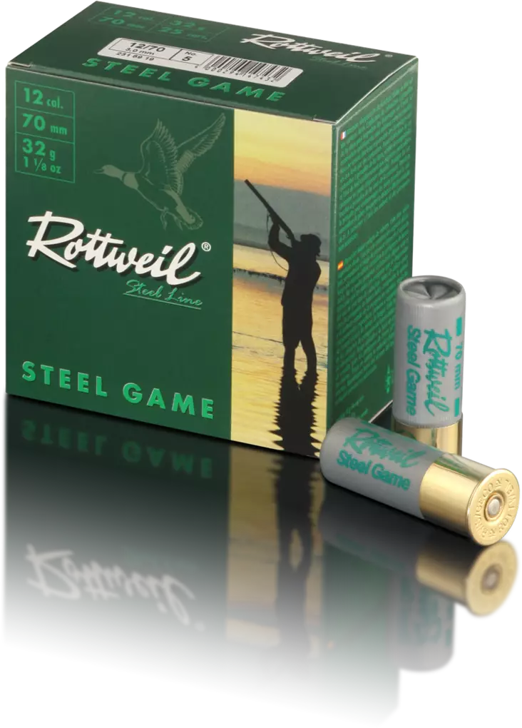 Rottweil Steel Game 20/70 24g 3,25 10st - Kaliber 20 - 4000294164231 - 1