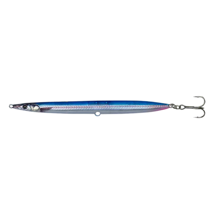 Savage Gear Sandeel Pencil 12,5cm 19g Blue Silver UV - Meritaimen uistimet - 5706301638311 - 1