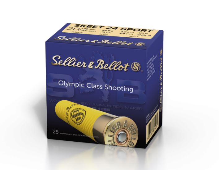 Sellier & Bellot Skeet 20/70 24g Us9 2,0mm 25st - Kaliber 12/70 - 8590690038701 - 1