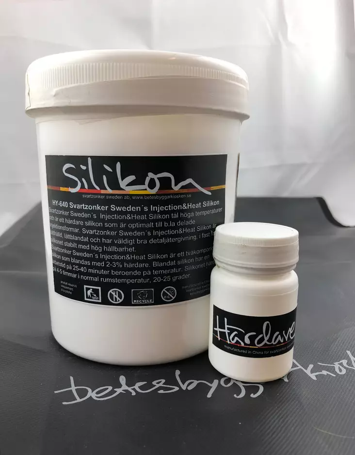 Svartzonker Injection and heat Silicon 1kg HY-640 - Silikonimuotin valmistus - 7340031006101 - 1