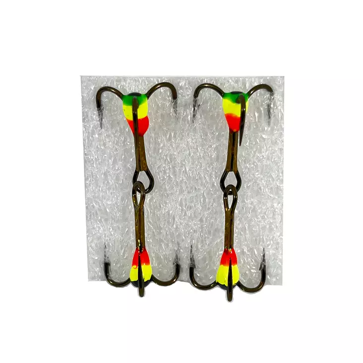 Värikoukkumix 1 4kpl koko 8 - Färgkrokar och ämnen för tillverkning - 4545458418831 - 1