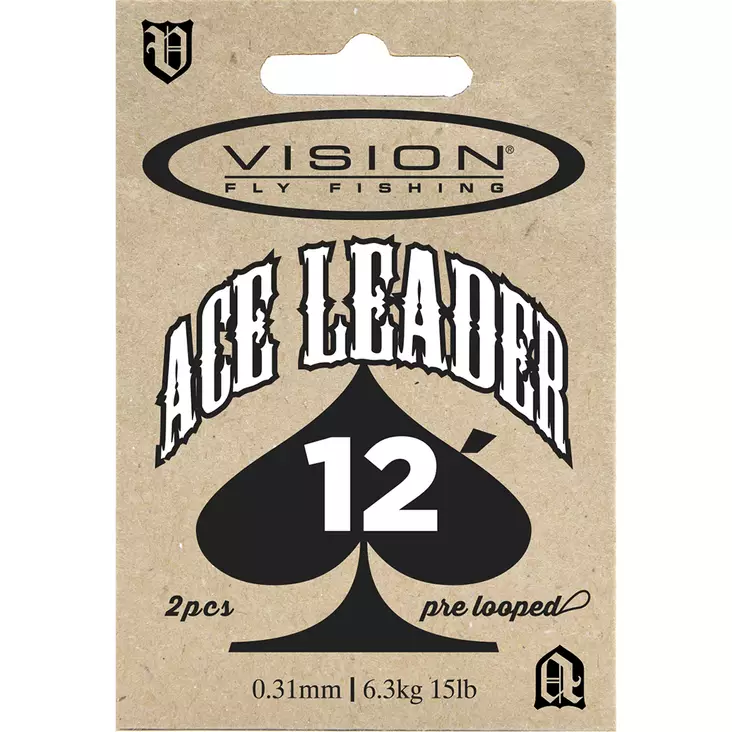 Vision Ace Leader 12' 0,31 - Tafsmaterial till flugfiske - 6417512820561 - 2