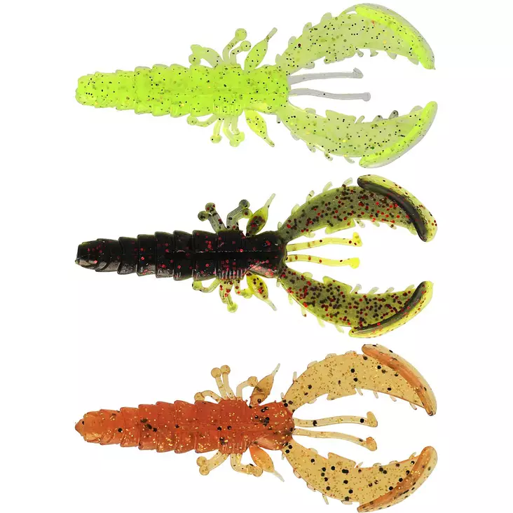 Westin CreCraw Slim 7,5cm 3g 4pcs Dark Water Mix 26 - Jiggar - 5707549551851 - 1