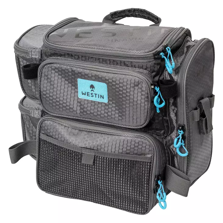 Westin W4 HD Rucksack 3 Boxes Large Titanium Grey - Fiskelådor, väskor och betesaskar - 5707549552421 - 1