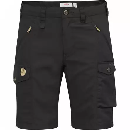 Fjällräven Nikka Shorts Curved Black W36 - Ulkoilushortsit - 7323450212742 - 1