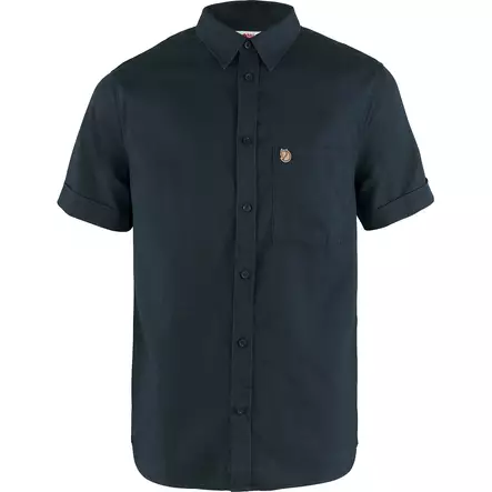 Fjällräven Övik Travel Shirt SS M L Dark Navy - Skjortor - 7323450686932 - 1