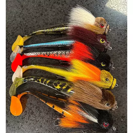 Miuras Mouse Pig Shad 26cm 115g Sunset - Hårbollarna - 7340029435722 - 2