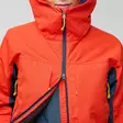 Bergtagen G-1000 Jacket W Flame Orange-Mountain Blue L - Naisten Fjällräven takit - 7323451058592 - 12