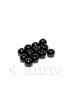Dohiku brass beads 4,6mm black 25kpl - Perhokuulat - 3958906190622 - 1