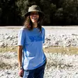 Fjällräven Lush Logo T-shirt W L Soft Jade - T-Paidat - 7323451159992 - 6